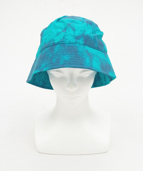 帽子 ハット an meets zakka タイダイ柄ポリバケットハット レディース