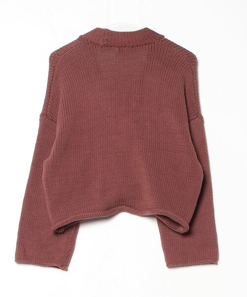URBAN RESEARCH DOORS ブラウン カーディガン 長袖 URBAN RESEARCH DOORS カーディガン ウォッシャブルドライニット