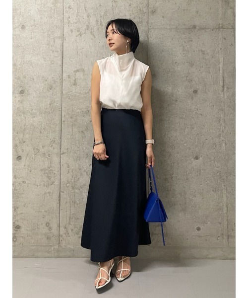 「Mila Owen」 ノースリーブブラウス 0 ベージュ レディース Mila Owen 「Mila Owen」 ノースリーブブラウス 0 ベージュ
