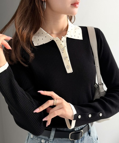 mily bilet ニット セーター 「新色＆ドット登場♪」「mily bilet