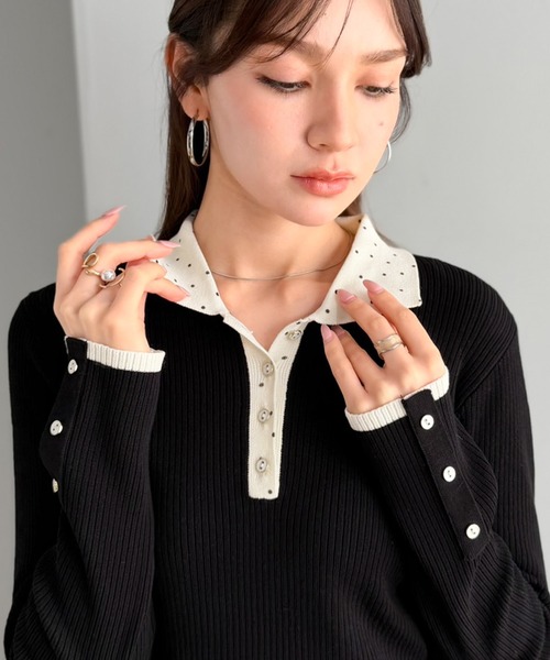 mily bilet ニット セーター 「新色＆ドット登場♪」「mily bilet