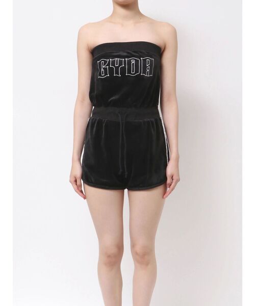 GYDA ベロアベアロンパース フリーサイズ GYDA（ジェイダ） ワンピース GYDAベロアベアロンパース : ZOZOTOWN