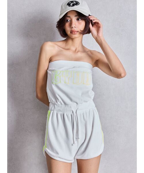 GYDA（ジェイダ） ワンピース GYDAベロアベアロンパース : ZOZOTOWN