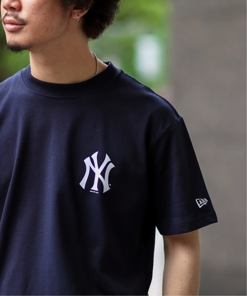 「NEW ERA」 半袖Tシャツ MEDIUM ブラック メンズ