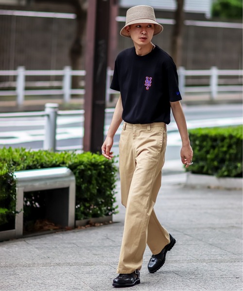 「NEW ERA」 半袖Tシャツ MEDIUM ブラック メンズ