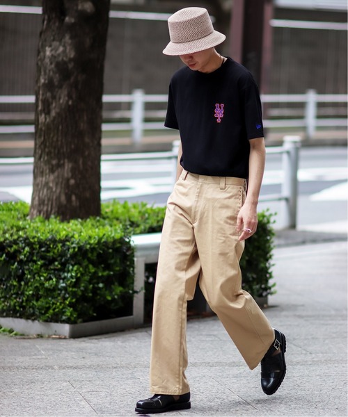 「NEW ERA」 半袖Tシャツ MEDIUM ブラック メンズ