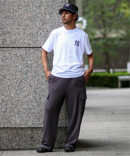「NEW ERA」 半袖Tシャツ MEDIUM ブラック メンズ