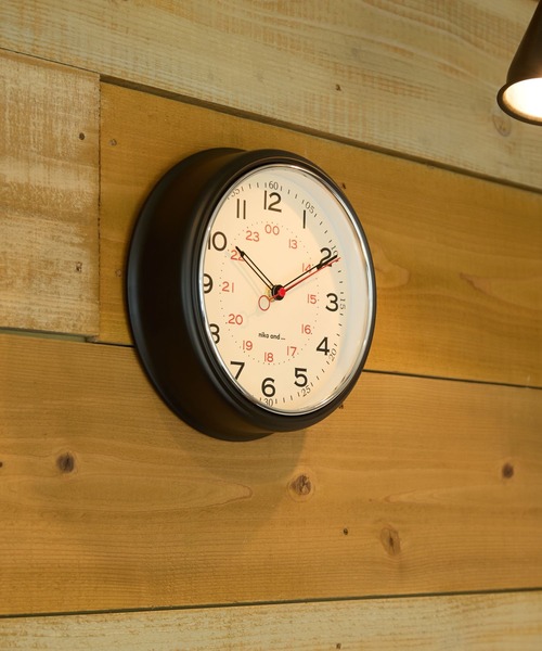 niko and…（ニコアンド） 時計 オリジナル ニコロゴウォールクロック