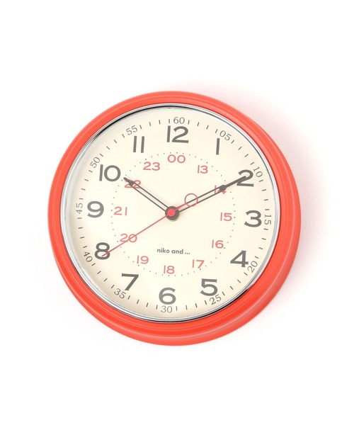 niko and…（ニコアンド） 時計 オリジナル ニコロゴウォールクロック