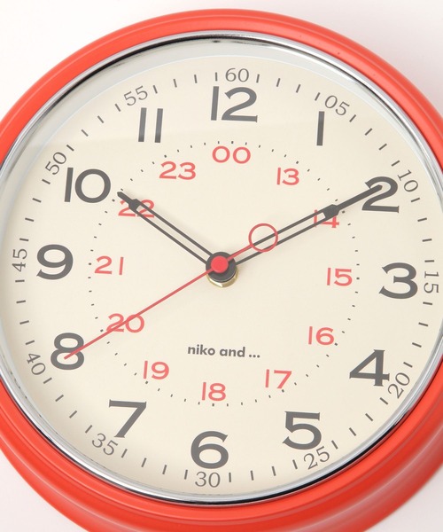 niko and…（ニコアンド） 時計 オリジナル ニコロゴウォールクロック
