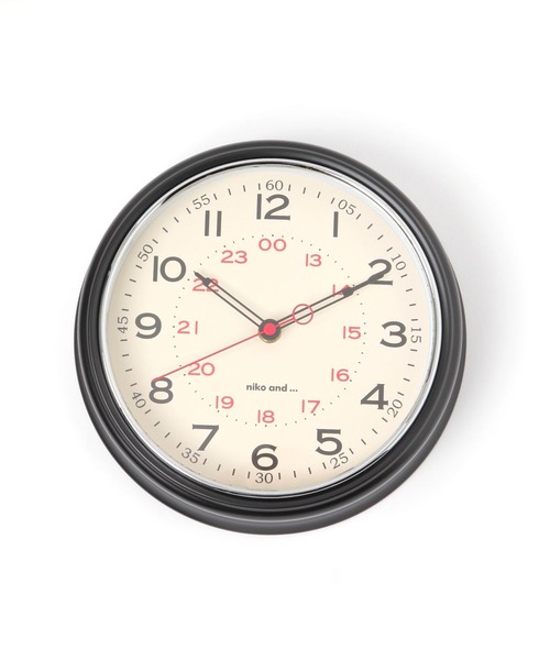 niko and…（ニコアンド） 時計 オリジナル ニコロゴウォールクロック