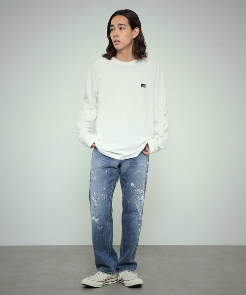 「Lee」 長袖Tシャツ SMALL ホワイト メンズ