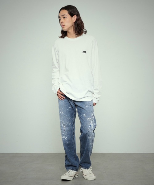 「Lee」 長袖Tシャツ SMALL ホワイト メンズ