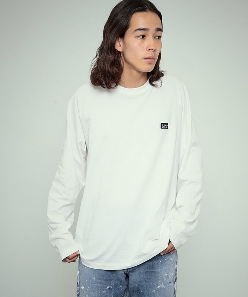 「Lee」 長袖Tシャツ SMALL ホワイト メンズ