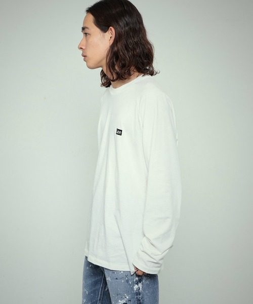 「Lee」 長袖Tシャツ SMALL ホワイト メンズ