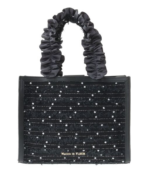 Maison de FLEUR（メゾンドフルール） トートバッグ LINTONツイード