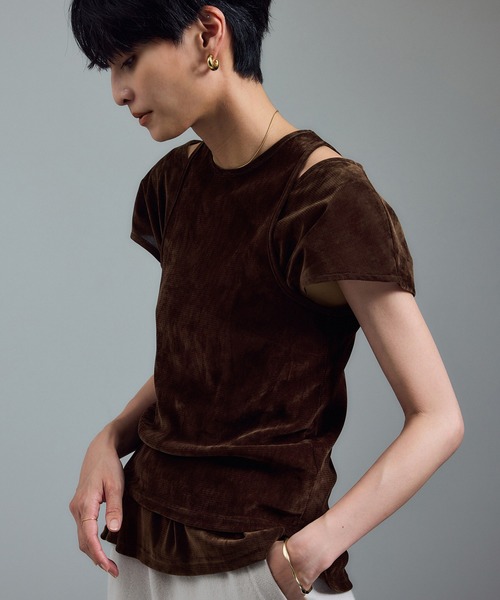 SALON adam et rope'（サロン アダム エ ロペ） tシャツ 半袖 「WEB