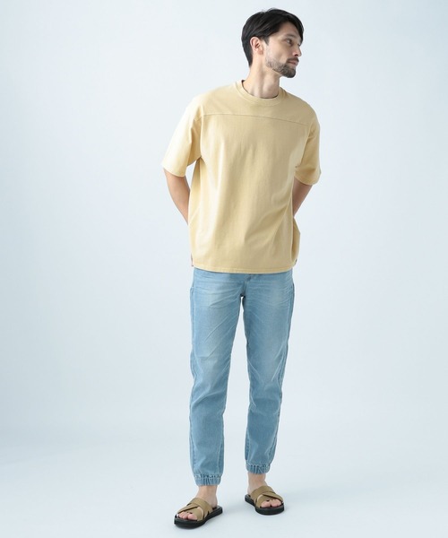 「BAYFLOW」 半袖Tシャツ LARGE イエロー メンズ