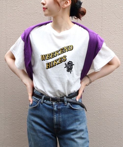 tシャツ THE SHINZONE/シンゾーン　ウィークエンドハイクTEE　WEEKEND HIKES TEE　25AMSCU13 レディース