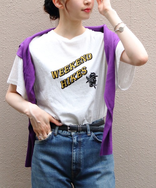 トップス THESHINZONE ME TEE THE SHINZONE シンゾーン プリントTシャツ 