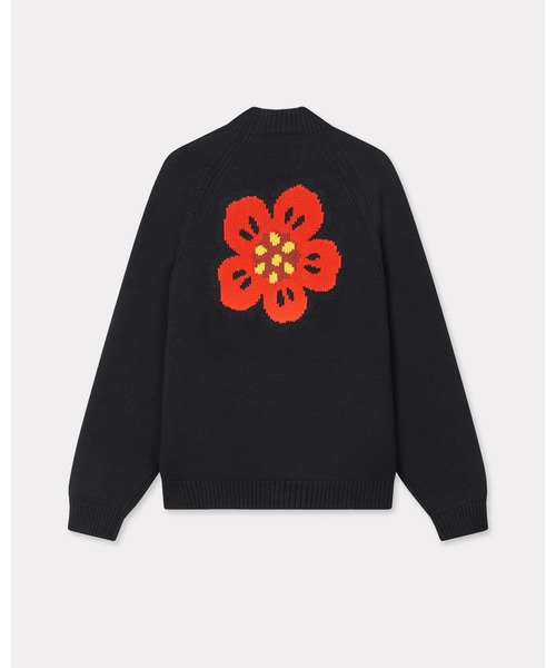 【90年代デッドストック未使用品】KENZOケンゾー花柄カーディガン黒カットソー 中古・古着通販】KENZO (ケンゾー) スウェットカーディガン ブラック