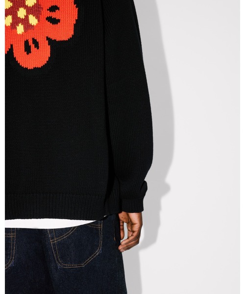 KENZO（ケンゾー） カーディガン 'Boke Flower' コットンウール