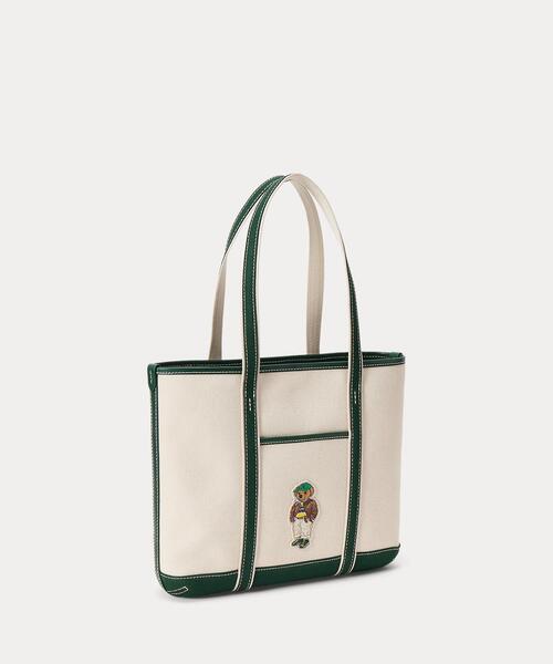 POLO RALPH LAUREN トートバッグ Polo ベア キャンバス スモール