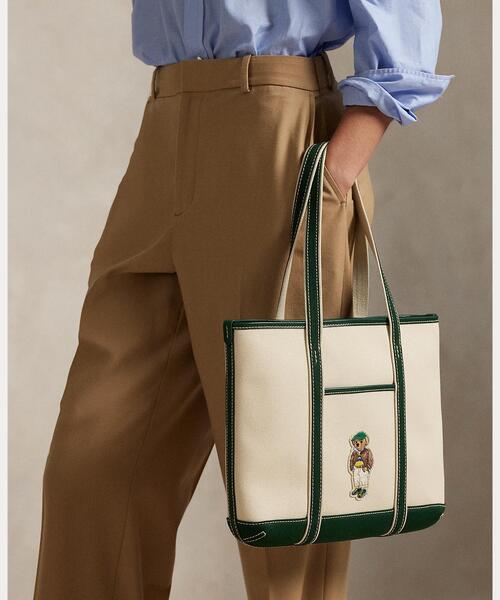 POLO RALPH LAUREN トートバッグ Polo ベア キャンバス スモール 