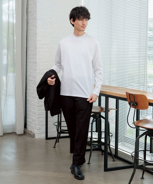 「GLOBAL WORK」 長袖Tシャツ SMALL ブラック メンズ