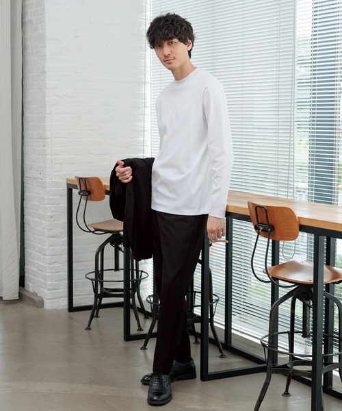 「GLOBAL WORK」 長袖Tシャツ SMALL ブラック メンズ