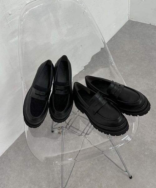 archives（アルシーヴ） ローファー ハラコアソート厚底ローファー