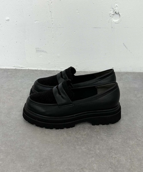 archives（アルシーヴ） ローファー ハラコアソート厚底ローファー