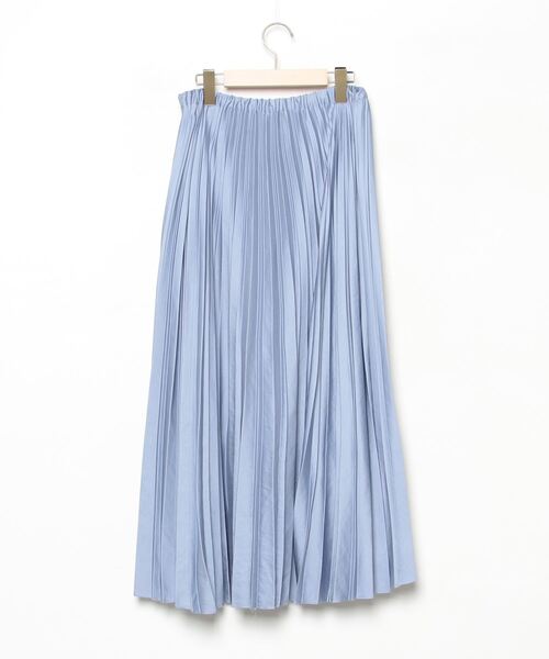 「Spick & Span」 プリーツスカート 38 ブルー レディース_画像2