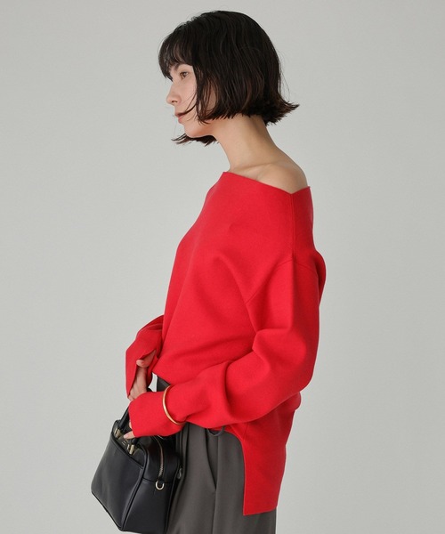 BABYLONE（バビロン） ニット セーター オフショルハイゲージプル