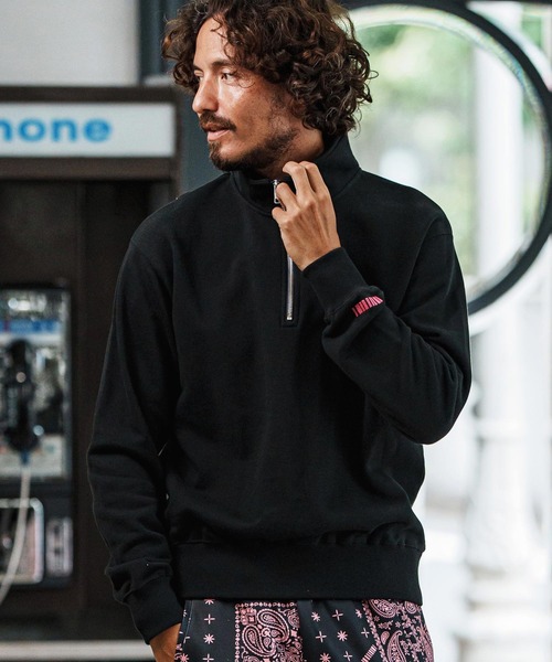 felkod（フィルコッド） トレーナー スウェット msw1752-Half Zip