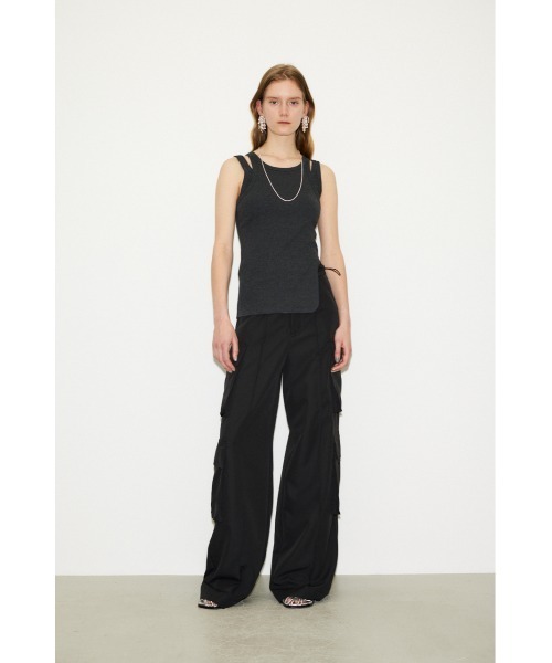 「THROW by SLY」 ノースリーブトップス FREE ダークグレー レディース_画像2