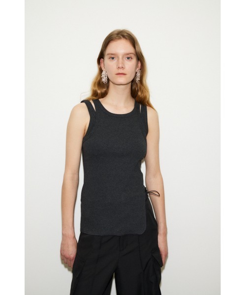 「THROW by SLY」 ノースリーブトップス FREE ダークグレー レディース_画像3