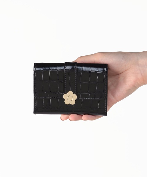 マリークワント（MARY QUANT）/クロコエンボス カードケース MARY QUANT（マリークヮント） カードケース マリークワント クロコ