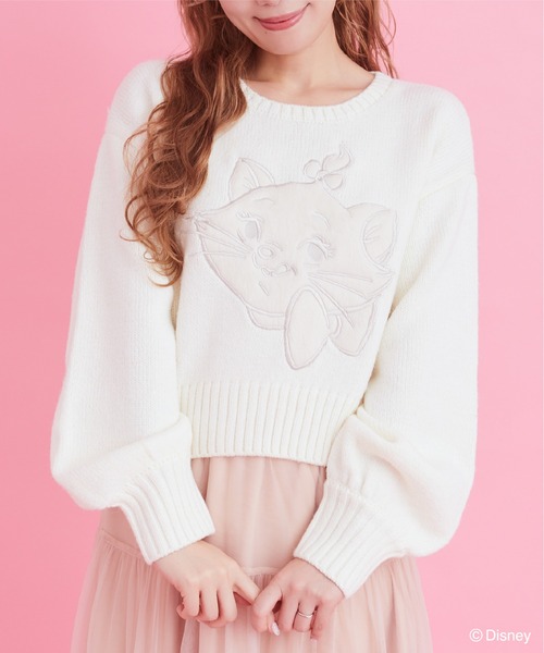 おしゃれキャット マリーちゃん セーター ディズニー ニット おしゃれキャット マリーちゃん セーター ディズニー ニット