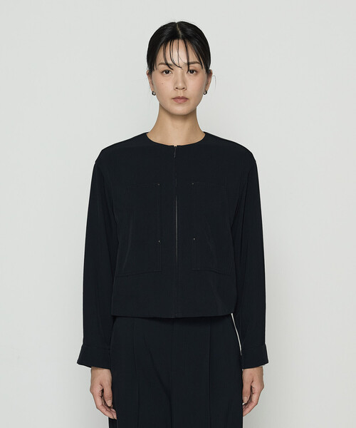 COMME CA（コムサ） ブルゾン アウター トリアセビンテージツイル