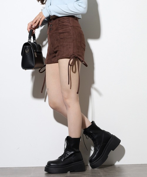WORKS パンツ スェードショートパンツ レディース : ZOZOTOWN Yahoo!店