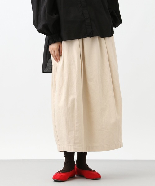 studio CLIP（スタディオクリップ） スカート 「natural by clip」綿麻