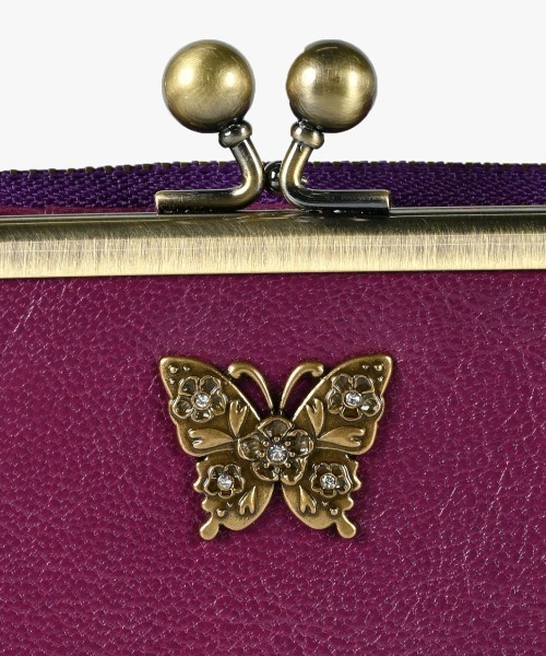 ANNA SUI 二つ折り財布 多色 蝶模様 箱付き ANNA SUI 二つ折り財布 多色 蝶模様 箱付き ANNA SUI 二つ折り財布 多