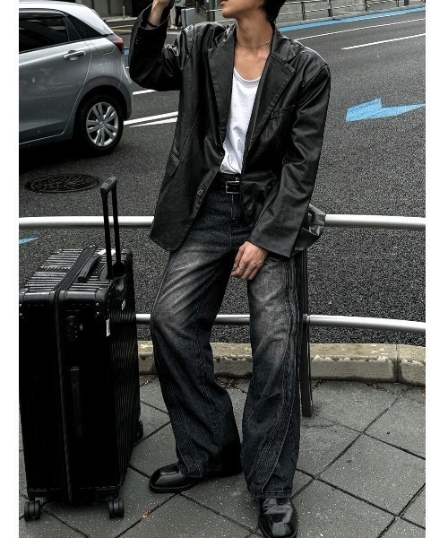 COSYHARU（コシハル） 革ジャン ライダース ロークラシックレザー