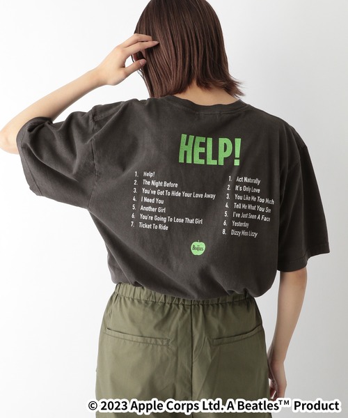 「The Beatles」 半袖Tシャツ FREE グレー レディース_画像6