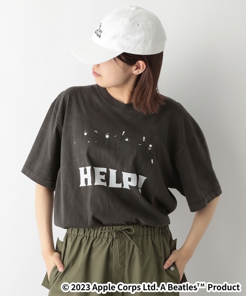 「The Beatles」 半袖Tシャツ FREE グレー レディース_画像7