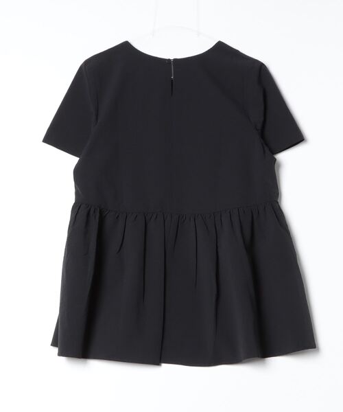 「OPAQUE.CLIP」 半袖チュニック 38 ブラック レディース_画像2