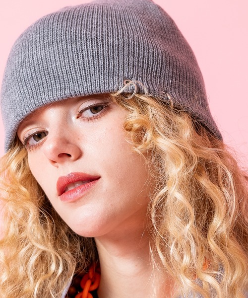 ankoROCK ニット帽 ニットキャップ an meets zakka ピアスビーニー