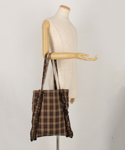 ハンドメイド ♡ フリル巾着 スカラップ巾着 バーバリーチェック 1_03f9a34f7e9cbf7b33b2ec3b3fef
