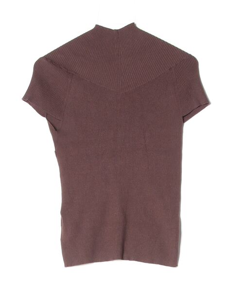 「VERMEIL par iena」 ノースリーブニット - ブラウン レディース_画像2